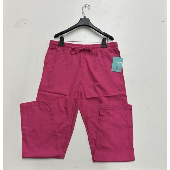 Expo V Neck women size small nurse medical uniform pants and top pink - Picture 4 of 10